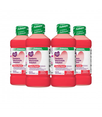 Parent's Choice Electrolyte Solution, Cherry Punch, 1 Liter, 4 Count