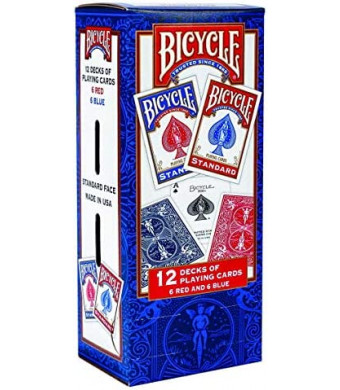 Bicycle Standard Index Playing Cards, 12 Pack