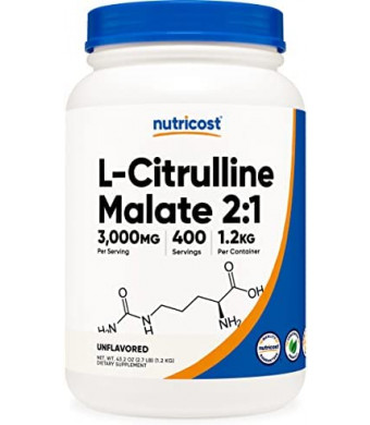 Nutricost L-Citrulline Malate Powder (2:1) 1.2KG