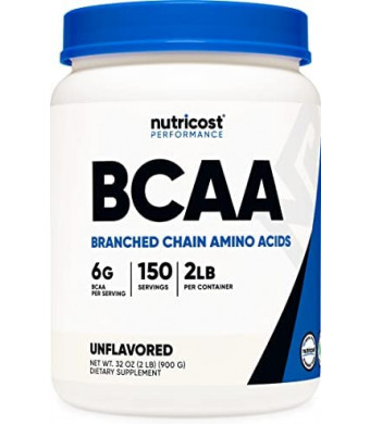 Nutricost BCAA Powder 2:1:1-150 Servings (Unflavored)