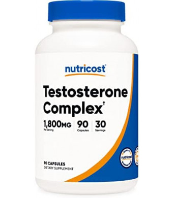 Nutricost Testosterone Support Complex (90 Capsules) -1800mg Per Serving