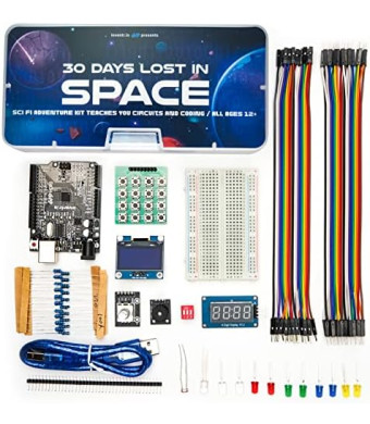 | Adventure Kit: 30 Days Lost in Space for Exploratory Skills | Arduino IDE Compatible | Coding Challenge | Kids & Teens Robotics Project | Engineering Set by NASA Researcher