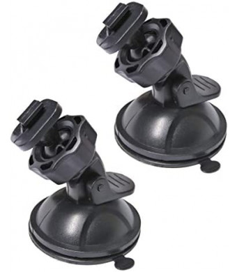 Suction Cup Mount for Yi Dash Cam 2.7', Uniden Dashcam, Black Box G1w Dash Camera etc, Hold Tightly Removeable Easy to Install and Stand Heat, 2 Pcs