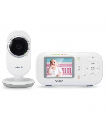 VTech VM320 2.4" Video Baby Monitor with Full-Color and Automatic Night Vision, White