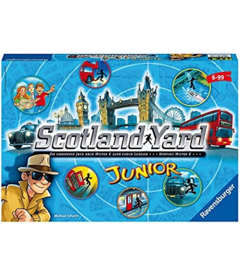 Ravensburger Scotland Yd Junior For Ages 6 & Up - A Cooperative Mysterious Clue-Solving Children's Board Game