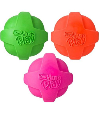 Hartz Dura Play Ball Size:Medium Pack of 3 for Small Breeds