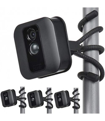 Uogw 3 Pack Flexible Tripod for Blink XT,Blink XT2,Blink Mini,All-New Blink Outdoor,Wall Mount Bracket,Attach Your Blink Home Security Camera Everywhere - Black