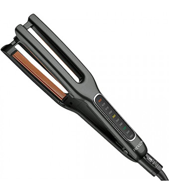 Revlon Double Straight Copper Ceramic Dual Plate Hair Straightener | Faster Styling and Reduced Damage