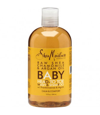 Shea Moisture Baby Head-To-Toe Wash & Shampoo Raw Shea Chamomile & Argan Oil, 13 oz