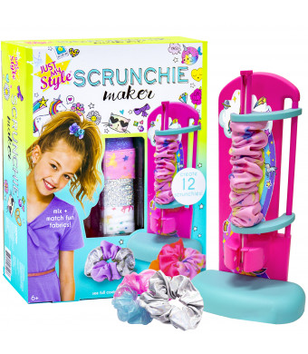 Just My Style D.I.Y. Scrunchie Maker Kit, Makes 12 Scrunchies, Ages 6+