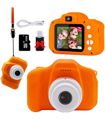 Portable HD Digital Kids Camera, Birthday Gift for 3 4 5 6 7 8 9 Year Old Kids, Video Camera for Kids, Toddler 32GB Digital Toy Camera for Boys and Girls