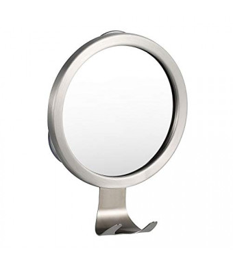 Ettori Shower Mirror Fogless for Shaving with Razor Holder, Powerful Lock Suction Fogless Mirror for Shower