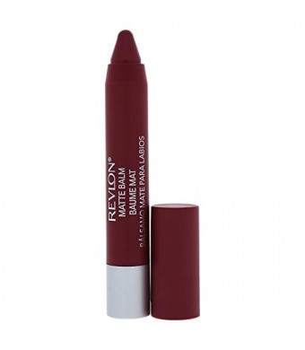 Lip Balm by Revlon, Matte Tinted Lip Stain, Face Makeup with Lasting Hydration, Infused with Shea Butter, Mango & Coconut Butter, Matte Finish, 225 Sultry, 0.01 Oz