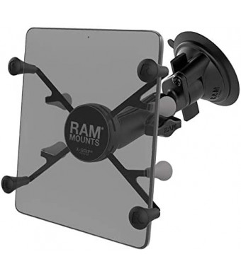 RAM Mounts RAM-B-166-UN8U X-Grip with RAM Twist-Lock Suction Cup Mount for 7"-8" Tablets with Medium Arm for Vehicle Windshields