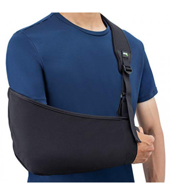 Think Ergo Arm Sling Air - Lightweight, Breathable, Ergonomically Designed Medical Sling for Broken & Fractured Bones - Adjustable Arm, Shoulder & Rotator Cuff Support