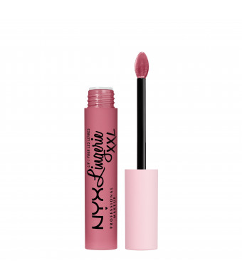 NYX Professional Makeup Lip Lingerie XXL Smooth Matte Liquid Lipstick, 16hr Longwear, Maxx Out, 0.13 fl. oz.