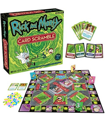 AQUARIUS - Rick and Morty Card Scramble Board Game