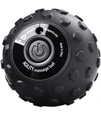 LifePro 4-Speed Vibrating Massage Ball - Revolutionary Lacrosse Ball Deep Tissue Trigger Point Therapy - Vibration Roller Ball for Plantar Fasciitis, Yoga Therapy, Mobility, Myofascial Release Tools