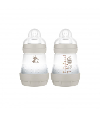 MAM Easy Start Matte Anti-Colic Bottle, 5 oz, Unisex, 2 pack