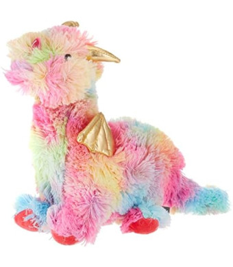 FRINGE STUDIO Dog Toy, Rainbow Dragon-Plush Pet Toy (289365)