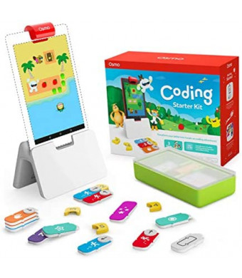 Osmo-Coding Starter Kit for Fire Tablet-3 Educational Learning Games Ages 5-10+-Learn to Code, Coding Basics & Coding Puzzles-STEM Toy Gifts (Osmo Fire Tablet Base Included-Amazon Exclusive)