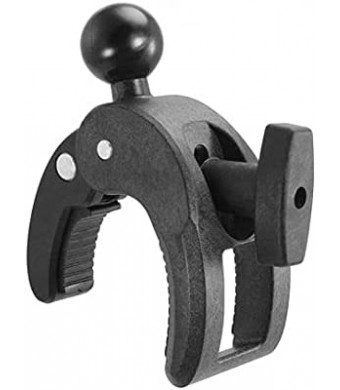 iBOLT 25mm / 1 inch Ball to Clamp Post / Pole / Handlebar Mount Base / Adapter - for All Industry Standard 1 inch / 25 mm mounts