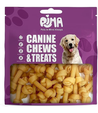 PIMA - Knotted Cheese Yak Cheese Treats for Dogs 15lbs or Smaller, Dog Chew Treats, Knotted Dog Treats, Lactose-Free Dog Treats for Dental Health, No Rawhide Dog Chews, for Smaller Dogs, 32 oz