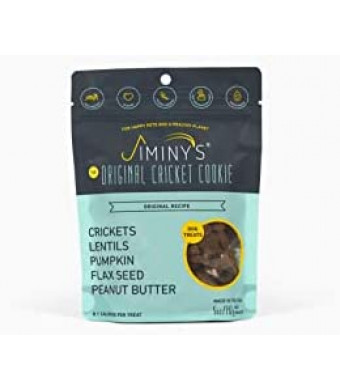 Jiminy's Cricket Treats - Hypoallergenic Dog Treats, 100% Made in The USA, Cricket Dog Treats, Gluten-Free, Sustainable, All Natural Dog Treats, High Protein - Pumpkin & Carrot, 6oz Bag