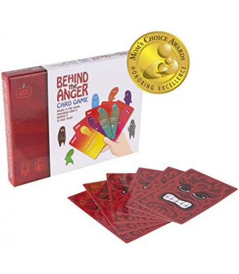 Behind The Anger Card Game for Families | Anger Management Card Game | Comprehensive Anger Control Solution to Develop Coping Skills | Anger Game for Kids 6+, Teens, Adults