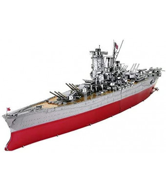 Piececool 3D Metal Puzzle Military Watercraft Model Kits, Yamato Battleship Metal Model Building Kit for Adults, Brain Teaser DIY Hobbies for Men, for Teens Boys, 245 Pcs