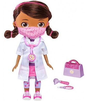 Disney Junior Doc McStuffins Wash Your Hands Singing Doll, With Mask & Accessories, by Just Play