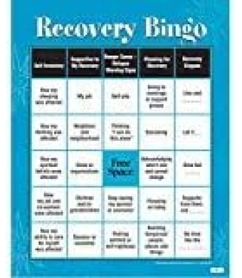 Recovery BINGO! Game for Adults