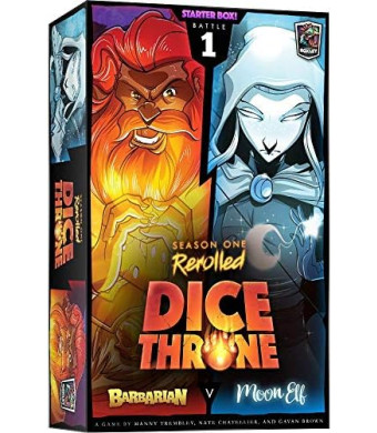 Roxley Games Dice Throne S1 Rerolled Box 1 Barbarian v Moon Elf (ROX636)