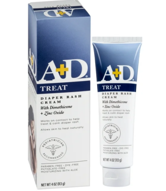 AandD A+D Zinc Oxide Cream, 4 Ounce