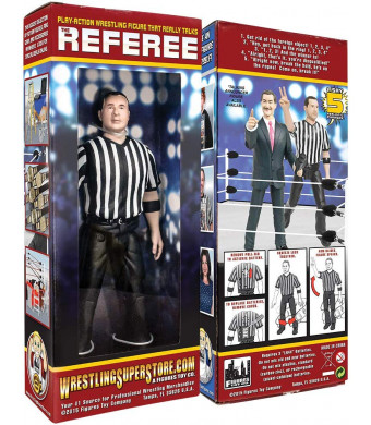 Xingcolo Three Counting and Talking Wrestling Referee Action Figure