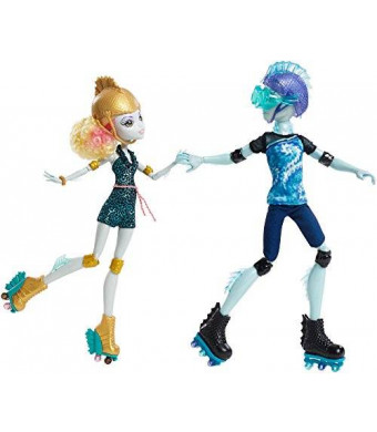 Monster High Lagoona Blue and Gil Weber Wheel Love, Doll 2-Pack