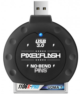 PixelFlash USB 3.0 No-Bend Pins CF Card Reader SuperSpeed Compact Flash Memory Adapter (PFUSB3CFRD)