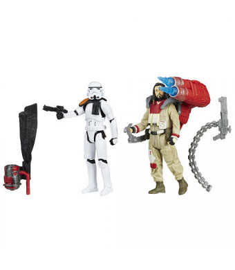 Star Wars: Rogue One 2 Pack 6 inch Action Figure - Baze Malbus VS. Imperial Stormtrooper