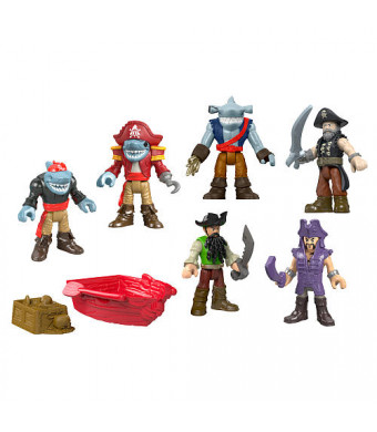 Imaginext Legendary Pirates vs Shark Pirates Figure Pack