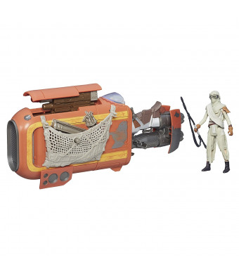 Star Wars The Force Awakens 3.75-inch Vehicle Rey's Speeder Bike (Jakku)