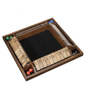 WE Games 4-Player Shut the Box