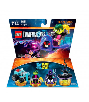 LEGO Dimensions Teen Titans Go! Team Pack - T-Car, Beast Boy, Raven and Raven's Spellbook
