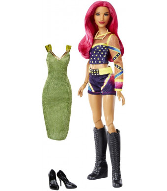 WWE Superstars 12 inch Action Figure with Fashion Accessory - Sasha Banks