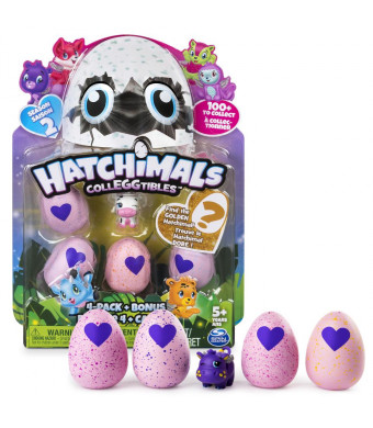 Hatchimals CollEGGtibles Season 2 - 4-Pack + Bonus (Styles & Colors May Vary) by Spin Master