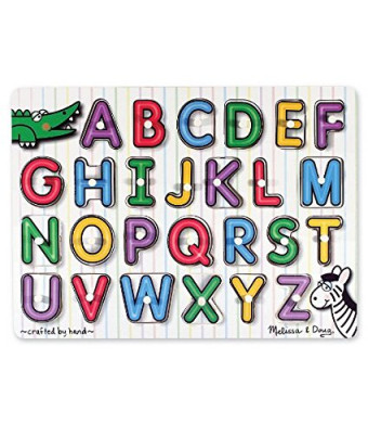 Melissa and Doug See-Inside Alphabet Peg Puzzle