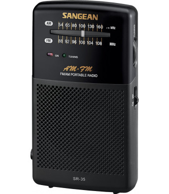 Sangean SR-35 AM/FM Analog Pocket Radio