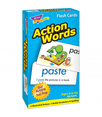 Action Words Skill Drill Flash Cards, Pack of 96 Card Game