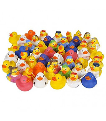 Lot of 50 Assorted Rubber Ducks [Toy]