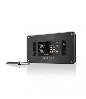 AC Infinity CONTROLLER 2, Fan Thermostat and Speed Controller, for Home Theater AV Media Cabinet Cooling