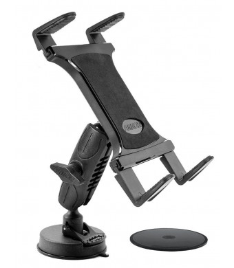 Arkon Sticky Suction Tablet Mount for Apple iPad Air 2 iPad Pro iPad 4 3 Galaxy Tablets Retail Black